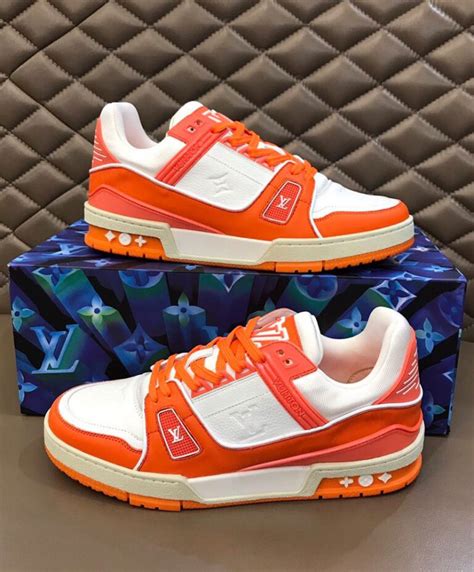 orange louis vuitton sneakers|louis vuitton sneakers dam.